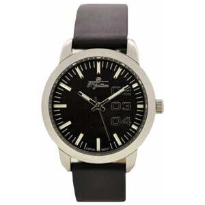 Наручные часы F. Gattien 33630, черный, бесцветный