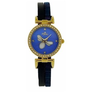 Наручные часы F. Gattien, синий, бесцветный