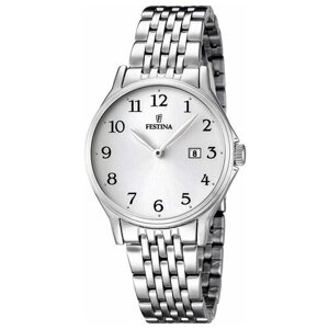 Наручные часы FESTINA Часы наручные Festina F16748/1, серебряный