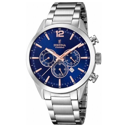 Наручные часы FESTINA Наручные часы Festina Timeless Chrono 20343, синий