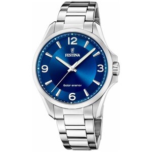 Наручные часы FESTINA Solaris Наручные часы Festina F20656.2, синий, серебряный