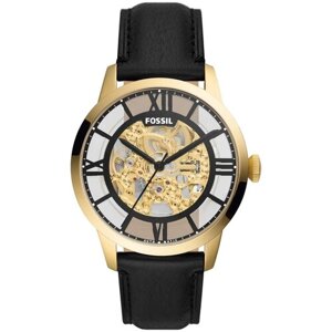 Наручные часы FOSSIL Fossil ME3210, черный, золотой