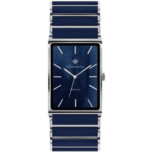 Наручные часы GREENWICH Наручные часы Greenwich GW 521.10.36, серебряный, синий