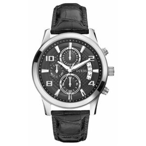 Наручные часы GUESS Dress Steel W0076G1, черный