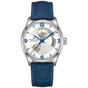 Наручные часы Hamilton Часы Hamilton Jazzmaster Open Heart Auto H32705651, синий