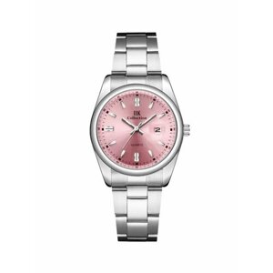 Наручные часы IIK Collection Часы наручные кварцевые IIK Collection красные, серебряный, розовый