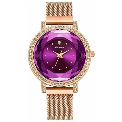 Наручные часы KIMIO Наручные часы Kimio K6371M-CD1RRV fashion женские, фуксия, золотой
