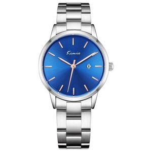 Наручные часы KIMIO Женские наручные часы Kimio Bangle K6420M-CZ2WWH, серебряный, синий