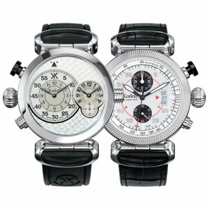 Наручные часы Korloff Korloff Reversible Watch Slocum GMT and Chronograph AV9Q/Q, белый