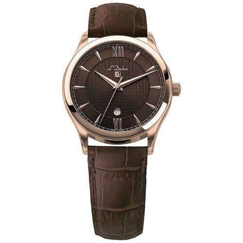 Наручные часы L'Duchen Quartz D761.42.48, коричневый