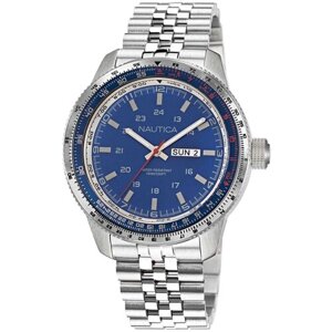 Наручные часы NAUTICA Наручные часы Nautica Pier 39, синий, серебряный