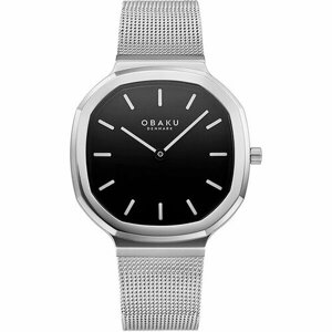 Наручные часы OBAKU Часы Obaku V253LXCBMC, серебряный, черный