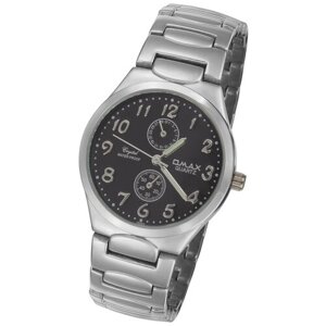 Наручные часы OMAX Наручные часы на браслете Omax HBJ 155 размер 35х35 мм, серый