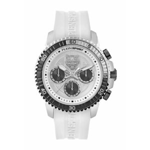 Наручные часы PLEIN SPORT Часы наручные Мужские PLEIN SPORT PSPBA0323, Кварцевые, 45 мм, серебряный
