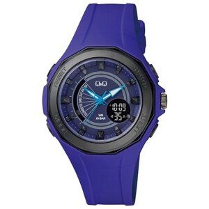Наручные часы Q&Q GW91 J006, бесцветный, синий
