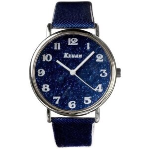 Наручные часы Радуга Часы наручные кварцевые женские "Kxuan", d-3.5 см, синие