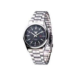 Наручные часы SEIKO SNK567J, серебряный, черный