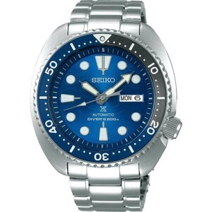 Наручные часы SEIKO SRPD21K1S, синий, серебряный