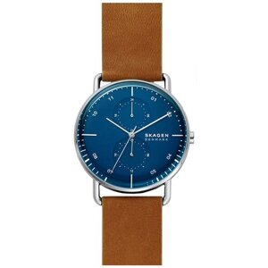 Наручные часы SKAGEN Наручные часы Skagen SKW6738, коричневый, серебряный