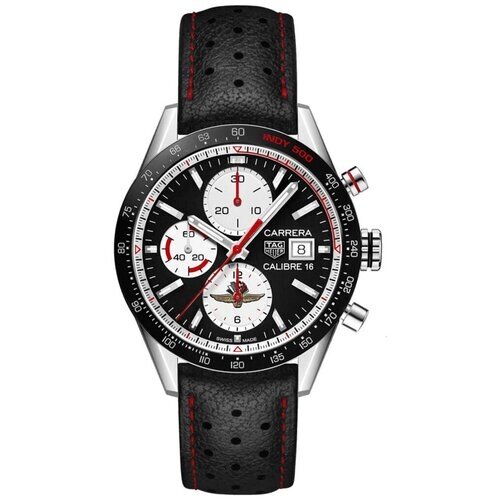 Наручные часы TAG Heuer Наручные часы Tag Heuer CV201AS. FC6429, серебряный, черный