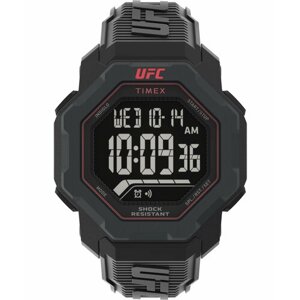 Наручные часы TIMEX Часы наручные мужские Timex TW2V88100, Электронные 48мм, черный
