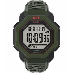 Наручные часы TIMEX Часы наручные мужские Timex TW2V88300, Электронные 48мм, зеленый