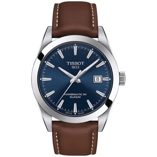 Наручные часы TISSOT T-Classic T127.407.16.041.00, серебряный, синий