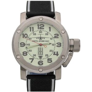 Наручные часы ТРИУМФ Часы наручные ВДВ / ИЛ-76 механические с автоподзаводом (сапфировое стекло) 1001.16, белый