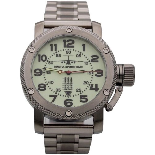 Наручные часы ТРИУМФ Часы наручные ВДВ / ИЛ-76 механические с автоподзаводом (сапфировое стекло) 1001.2, белый