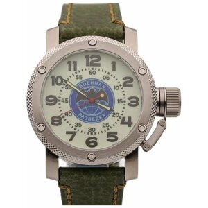Наручные часы ТРИУМФ Часы Военная разведка механические с автоподзаводом (сапфировое стекло) 1168.021, белый