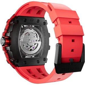 Наручные часы TSAR BOMBA Наручные часы TSAR BOMBA Automatic Carbon Fiber TB8209CF-07, красный