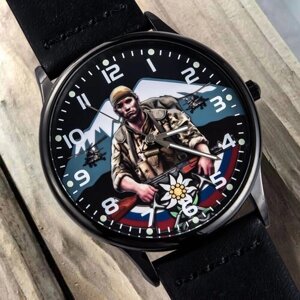 Наручные часы Военные командирские часы "Служба в горах", черный