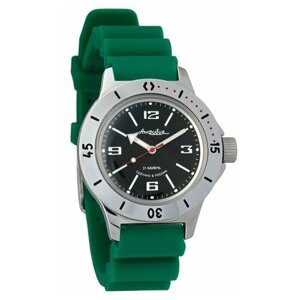 Наручные часы Восток Амфибия Наручные механические часы с автоподзаводом Восток Амфибия 120509 resin 120 green, зеленый