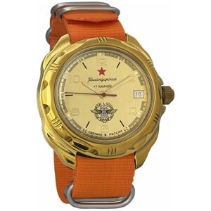 Наручные часы Восток Командирские Мужские наручные часы Восток Командирские 219451, оранжевый