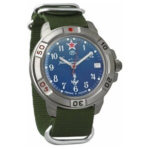 Наручные часы Восток Командирские Мужские наручные часы Восток Командирские 436289, зеленый