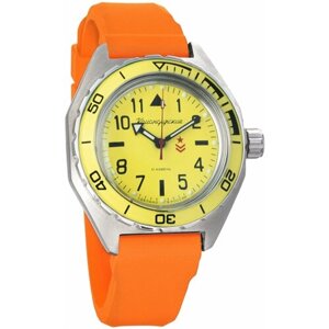 Наручные часы Восток Командирские Мужские наручные часы Восток Командирские 650859, оранжевый
