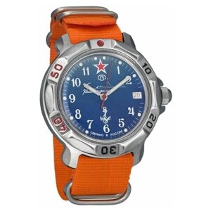 Наручные часы Восток Командирские Мужские наручные часы Восток Командирские 816289, оранжевый