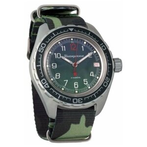 Наручные часы Восток Командирские Наручные механические часы с автоподзаводом Восток Командирские 020711 floragreen, зеленый