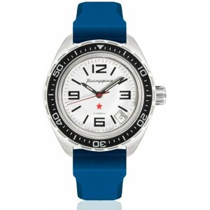 Наручные часы Восток Командирские Наручные механические часы с автоподзаводом Восток Командирские 020716 resin blue, синий