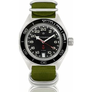 Наручные часы Восток Командирские Наручные механические часы с автоподзаводом Восток Командирские 650541 green, зеленый