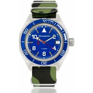 Наручные часы Восток Командирские Наручные механические часы с автоподзаводом Восток Командирские 650853 floragreen, зеленый