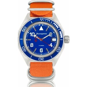 Наручные часы Восток Командирские Наручные механические часы с автоподзаводом Восток Командирские 650853 orange, оранжевый