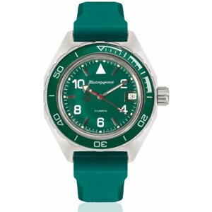 Наручные часы Восток Командирские Наручные механические часы с автоподзаводом Восток Командирские 650858 resin green, зеленый