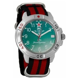 Наручные часы Восток Командирские Наручные механические часы Восток Командирские 431307 black red, красный