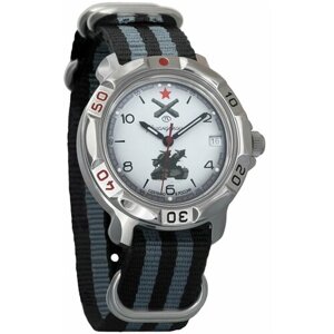 Наручные часы Восток Командирские Наручные механические часы Восток Командирские 811275 black grey, серый