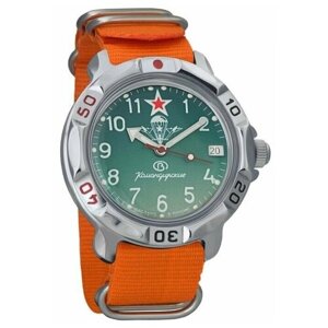Наручные часы Восток Командирские Наручные механические часы Восток Командирские 811307 orange, оранжевый