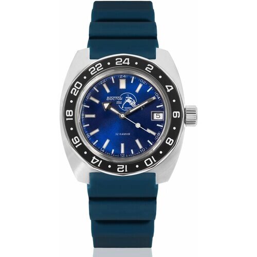 Наручные часы Восток Мужские наручные часы Восток Амфибия 17004Б, синий
