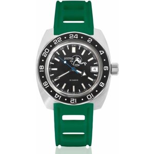 Наручные часы Восток Мужские наручные часы Восток Амфибия 17006Б, зеленый