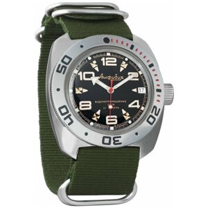 Наручные часы Восток Мужские наручные часы Восток Амфибия 710335, зеленый