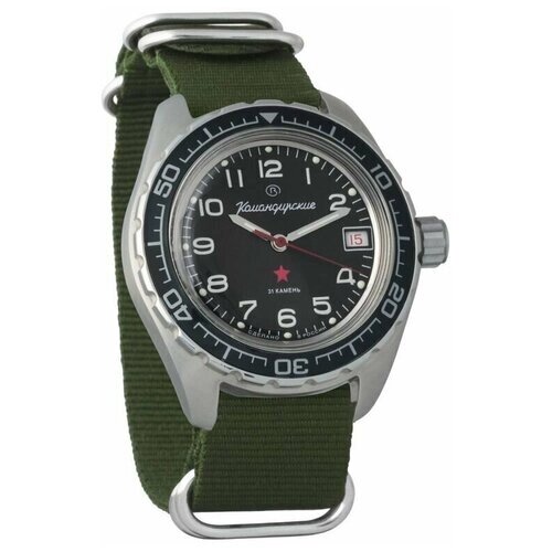 Наручные часы Восток Мужские наручные часы Восток Командирские 020706, зеленый